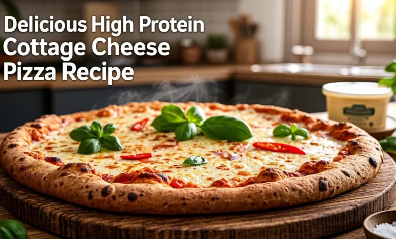 Delicious High Protein Cottage Cheese Pizza Recipe