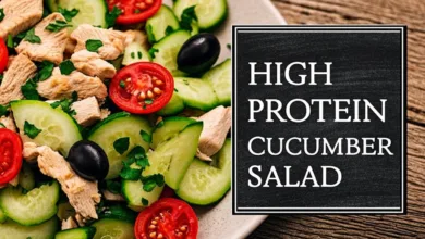 High Protein Cucumber Salad