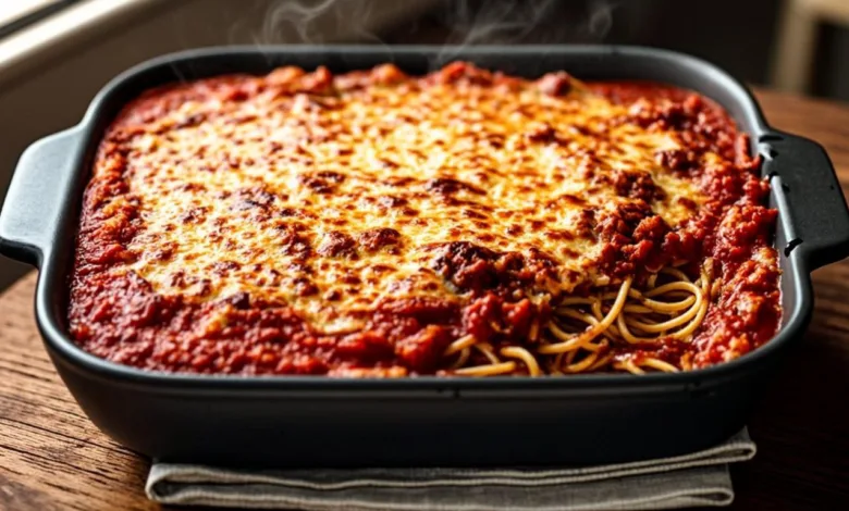 Southern Baked Spaghetti Casserole