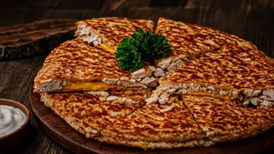 High Protein Chicken Ranch Quesadilla
