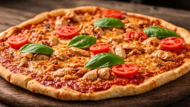 High-Protein BBQ Chicken Flatbreads