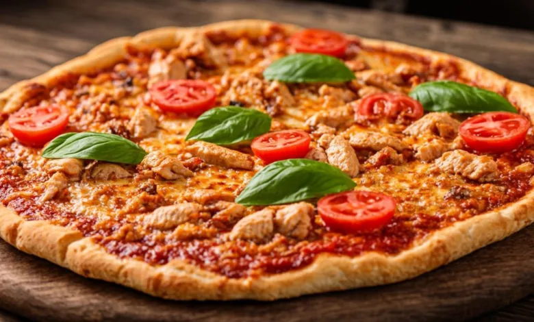High-Protein BBQ Chicken Flatbreads