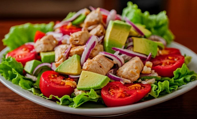 Healthy Avocado Chicken Salad