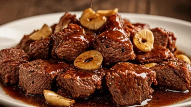 Garlic Balsamic Steak Bites