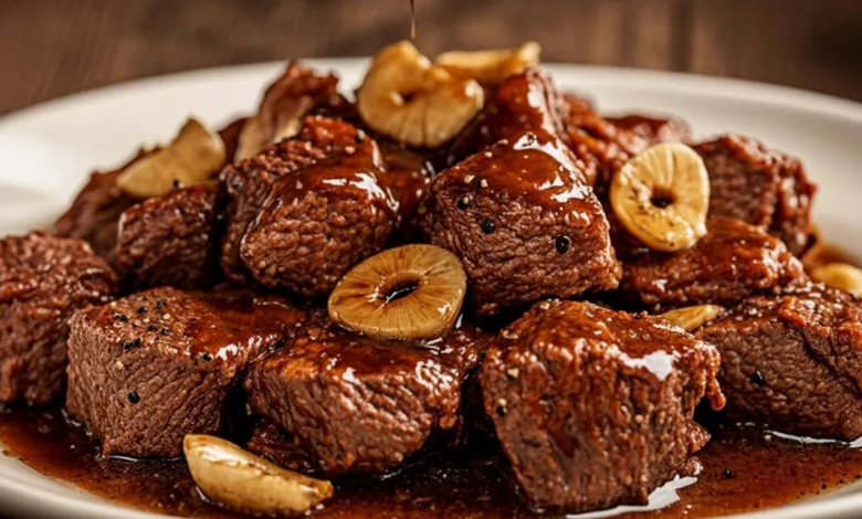 Garlic Balsamic Steak Bites