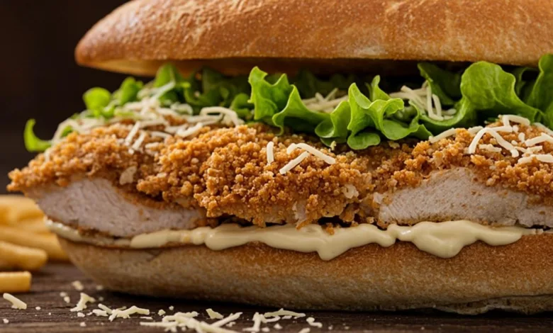 Homemade Spicy McChicken Sandwich