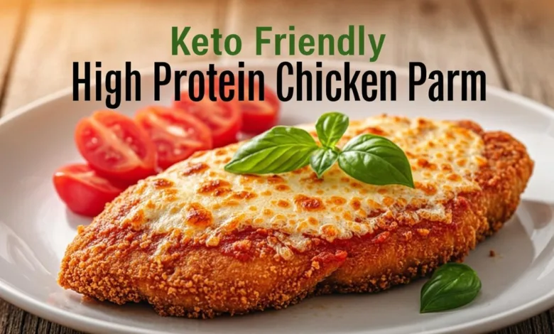 Keto Friendly High Protein Chicken Parm