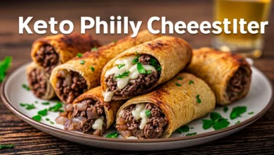Keto Philly Cheesesteak Rolls