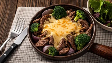 Low Carb Philly Cheesesteak Casserole