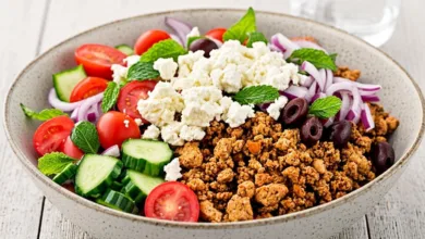 Mediterranean Ground Turkey Bowls