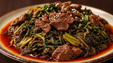Mongolian Beef with Cabbage