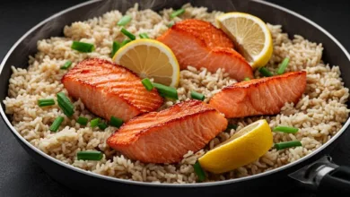 One-Pot Salmon and Rice
