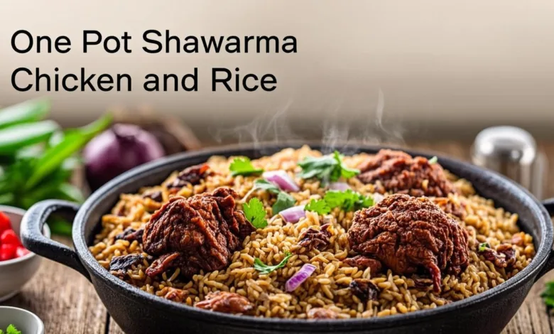 One Pot Shawarma Chicken and Rice