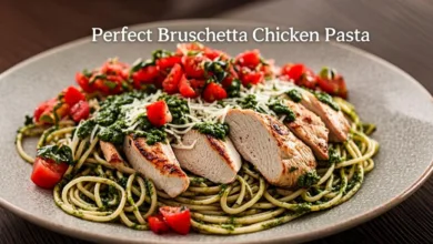 Perfect Bruschetta Chicken Pasta