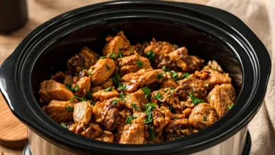 Slow Cooker Chicken Shawarma