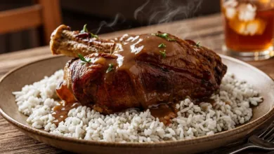 Smothered Chicken and Rice