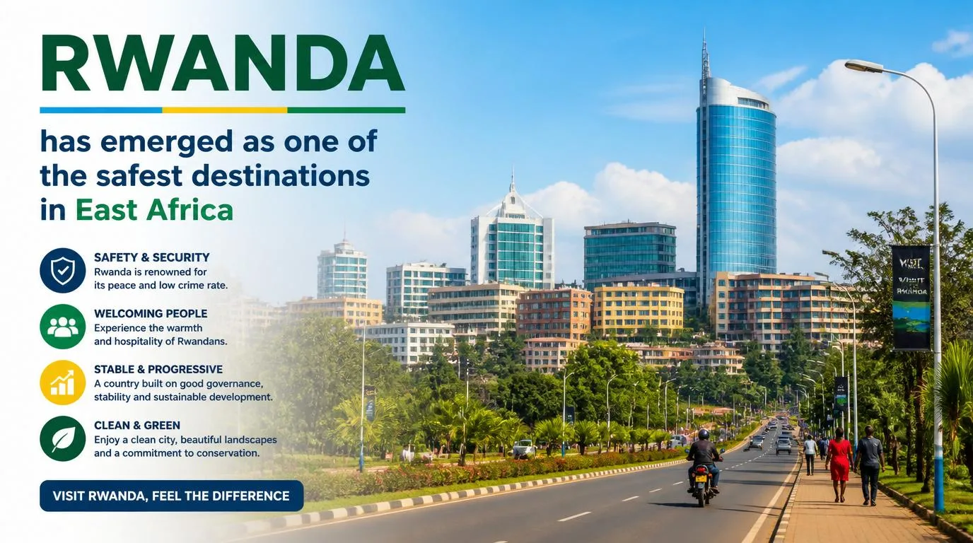 Rwanda has emerged as one of the safest destinations in East Africa