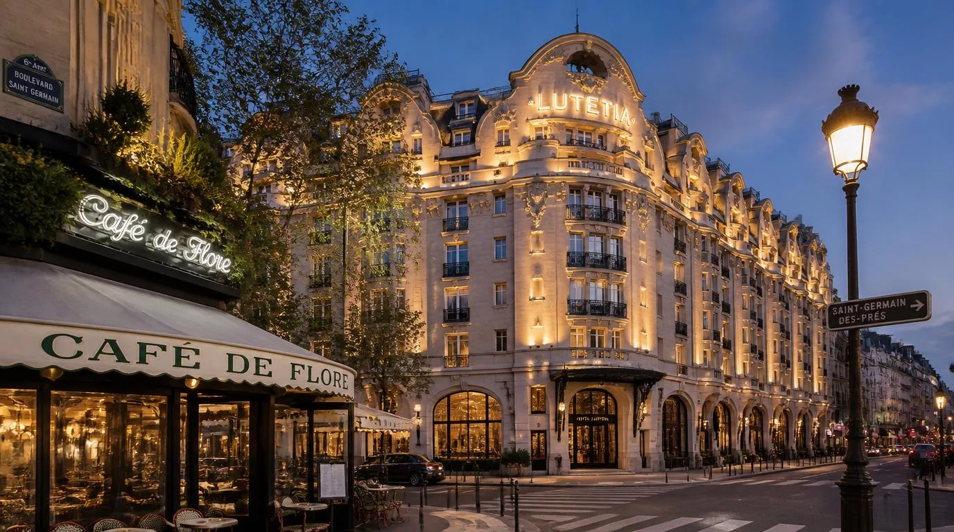 Set in Saint-Germain-des-Prés in the 6th arrondissement, Hotel Lutetia is a historic masterpiece.
