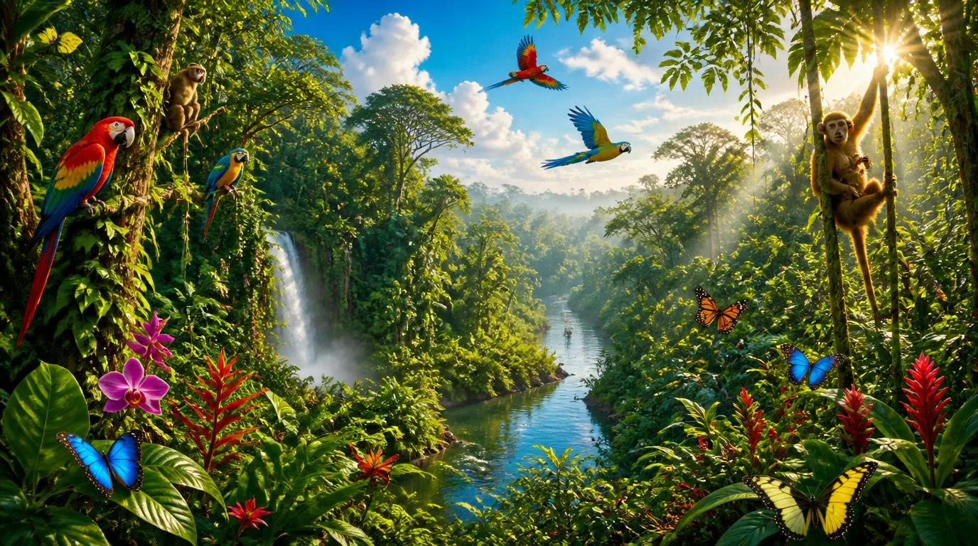 The Amazon Rainforest (Puerto Maldonado or Iquitos)