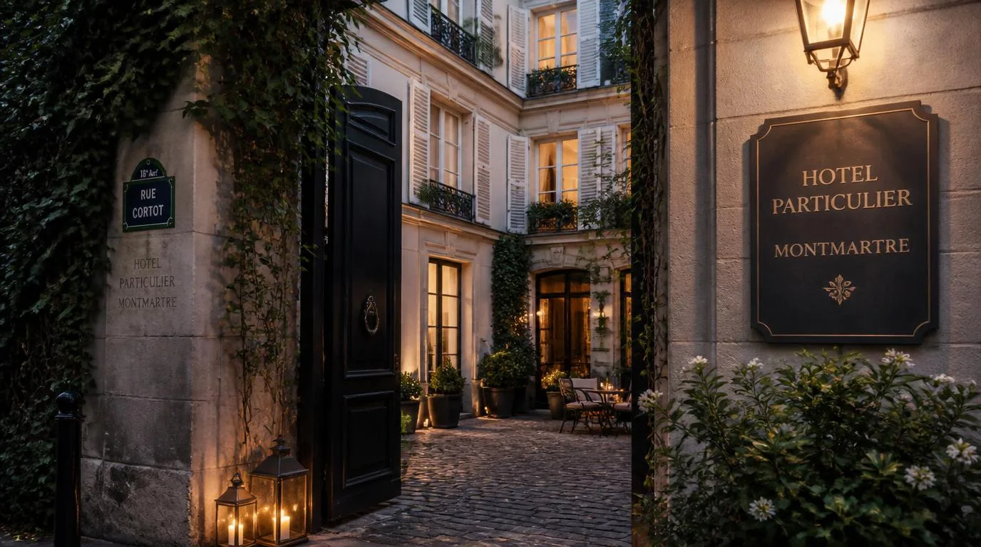 Tucked away in Montmartre, Hotel Particulier Montmartre offers unparalleled privacy.